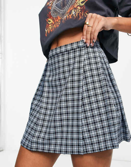 Tartan mini skirt clearance asos