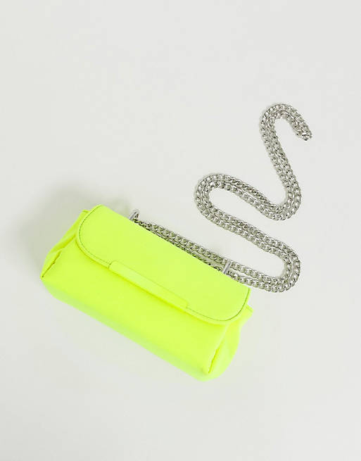 ASOS DESIGN mini neon cross body bag