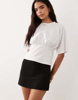 Asos Design Mini Pelmet Skort With Split In Multi
