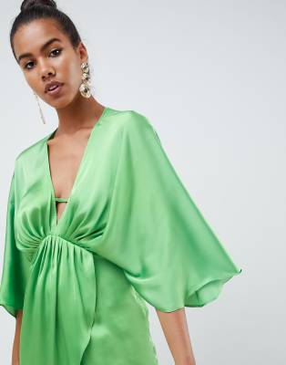 asos satin kimono