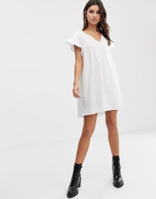 asos white smock dress