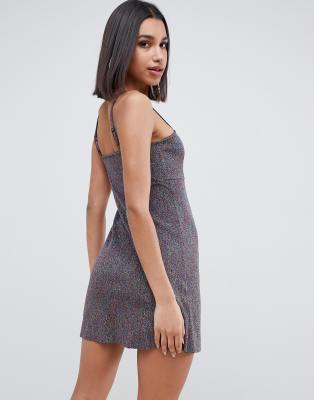 glitter cami dress