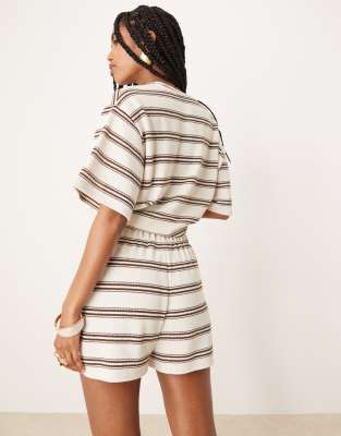 Asos Design Mini Shorts In Multi