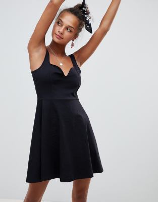 black dress skater style