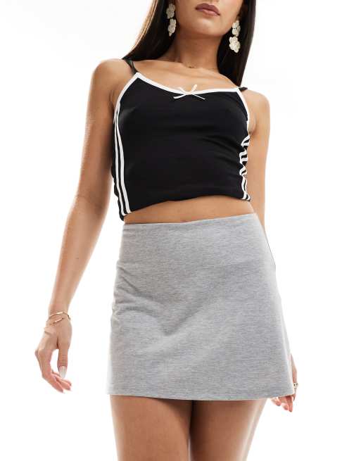 FhyzicsShops DESIGN mini skort in grey marl