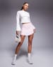 ASOS DESIGN mini skort in black