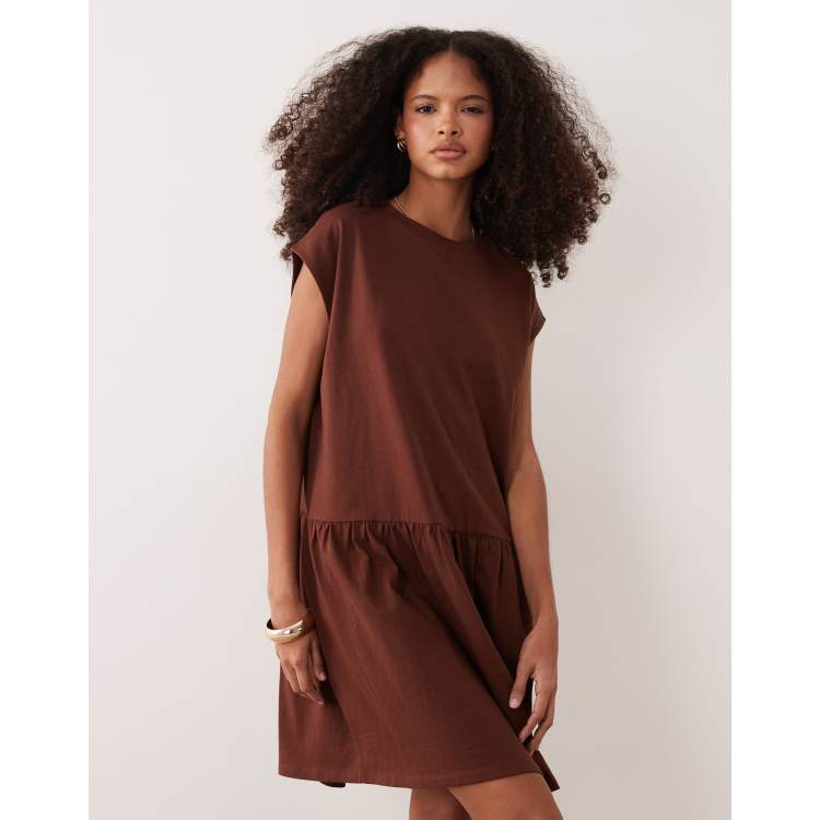 ASOS Design - Mini Smock Dress - Women - Cotton - 10 US