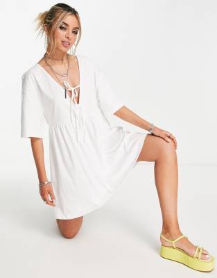 tie smock dress