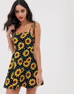 sunflower mini dress
