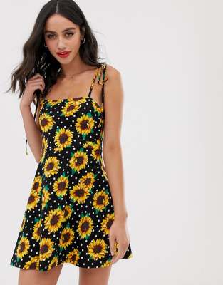 sunflower mini dress