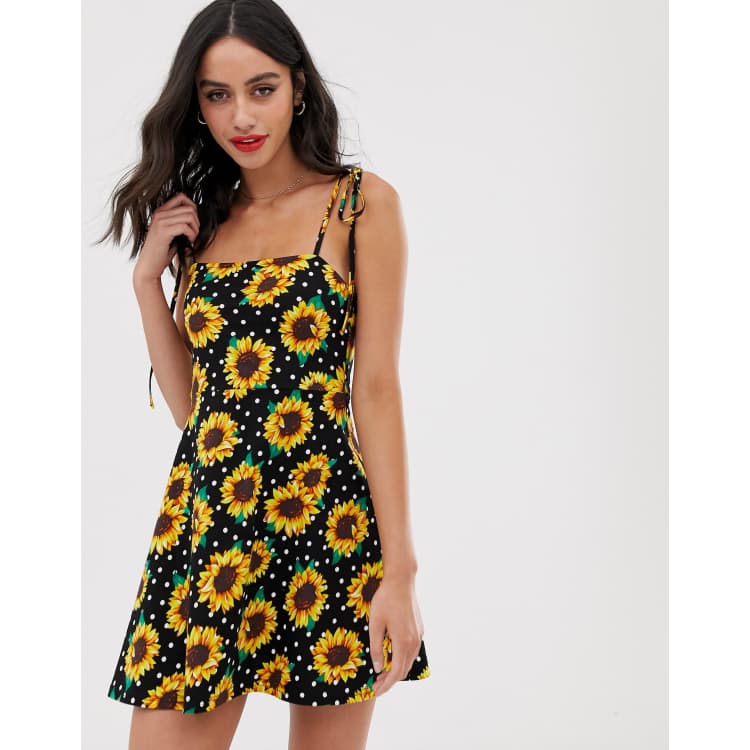 Asos hotsell sunflower dress