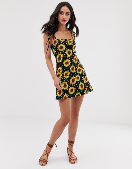 Asos sunflower hot sale dress