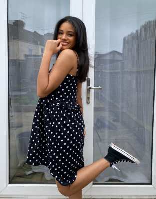 polka dot sundress