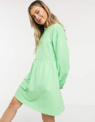 bright green mini dress