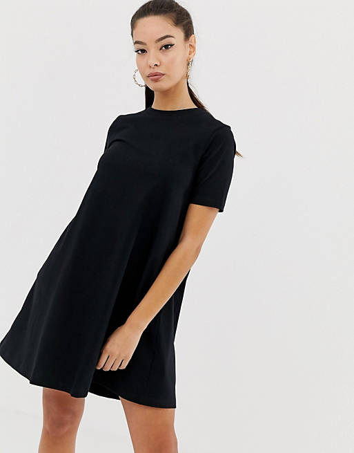 ASOS DESIGN mini t-shirt dress with smock back | ASOS