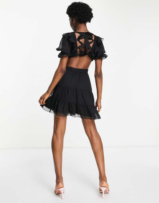 Chiffon skirt hotsell mini dress