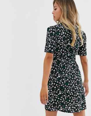 floral print tea dress