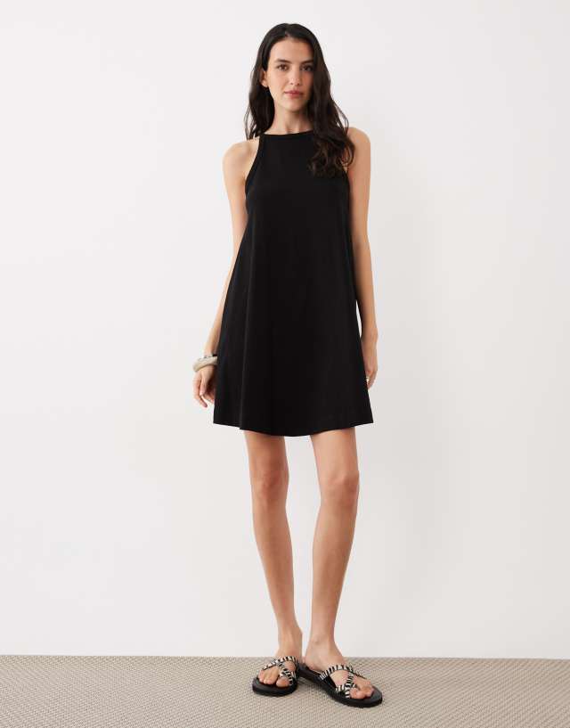black trapeze dress ASOS Design - Mini - Women - Cotton - 2 US US Size:12 Gelikeya Girls Easter Dresses BF25-Promo2 Made from high