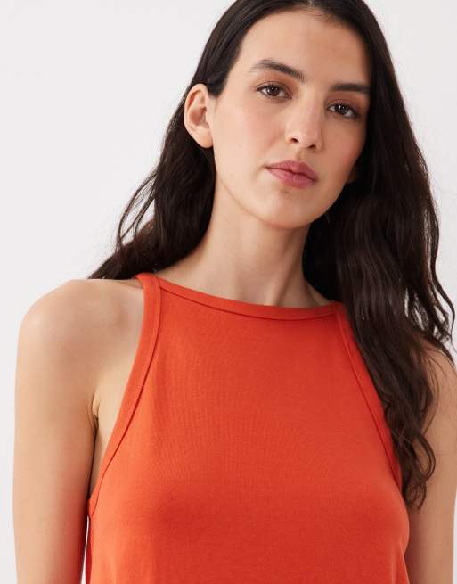 ASOS DESIGN mini trapeze dress in red, 3 of 4