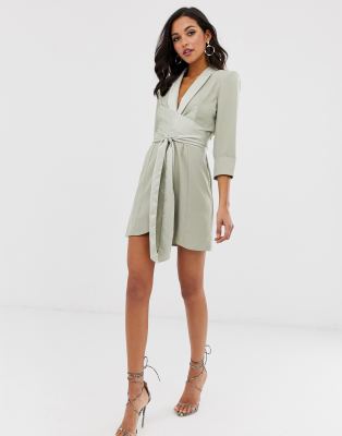 tux dress asos