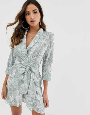 snakeskin dress asos