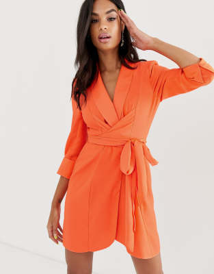 orange dress asos
