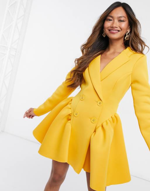 Peplum store coat dress