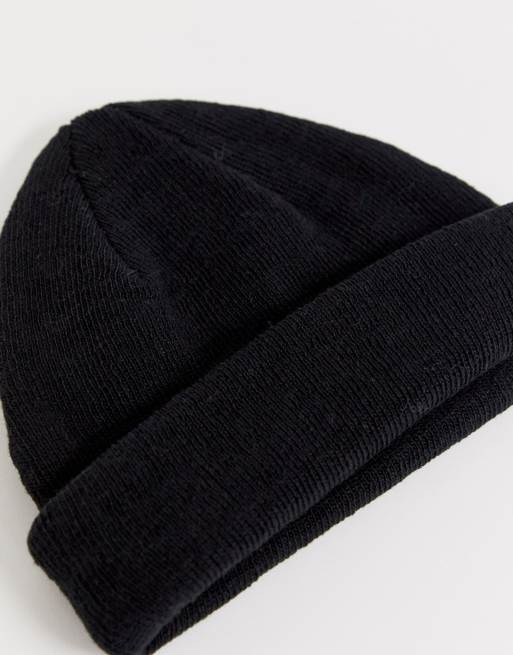ASOS DESIGN - Mini-vissersbeanie in zwart, 3 van 4