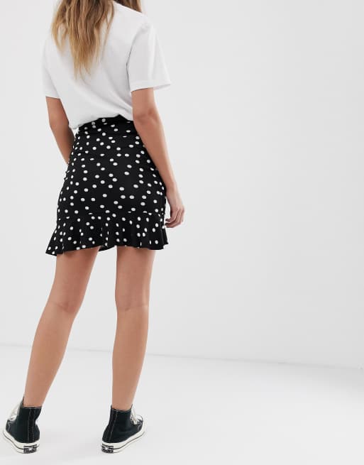 Mini wrap hotsell skirt asos