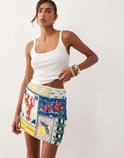 ASOS DESIGN - Minigonna decorata con aragoste - view 1