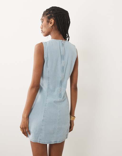 ASOS DESIGN – Miniklänning med djup u-ringning, 4 av 4