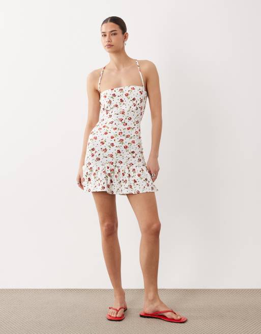 ASOS DESIGN – Miniklänning med snurrad knut baktill, 2 av 4