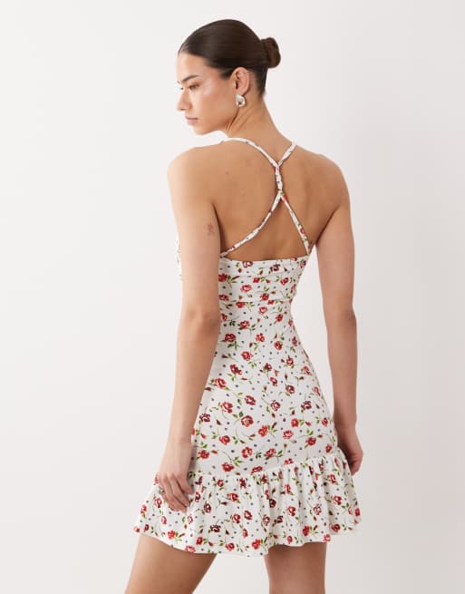ASOS DESIGN – Miniklänning med snurrad knut baktill, 4 av 4