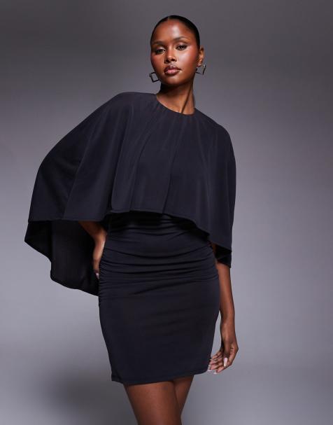 ASOS DESIGN – Minikleid aus Modal in Schwarz - view 1