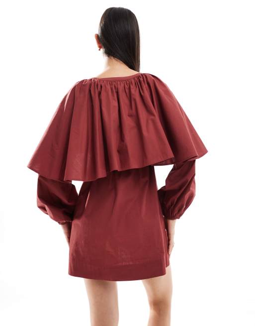 Asos cape kleid best sale