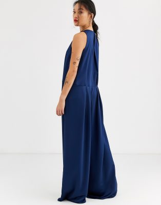 asos jumpsuit blue