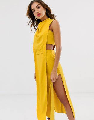 asos ochre dress