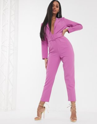 asos purple jumpsuit