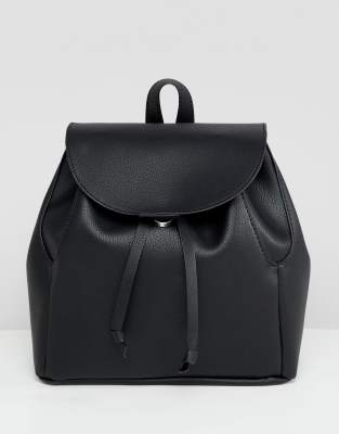 asos design -  – Minimalistischer, weicher Rucksack-Schwarz