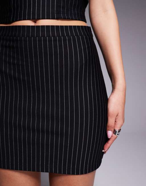 ASOS DESIGN – Minirock mit Nadelstreifen, Kombiteil, 5 von 5