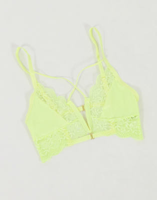 neon lace bralette