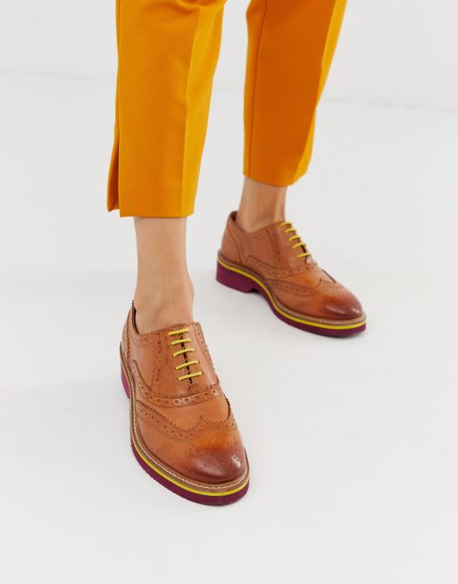 Asos 2024 tan brogues