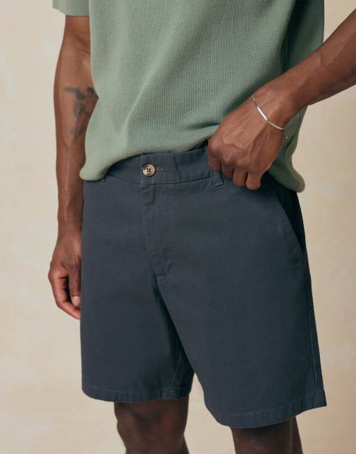 ASOS DESIGN – Mittellange Chino-Shorts mit schmalem Schnitt in Anthrazit, 4 von 5