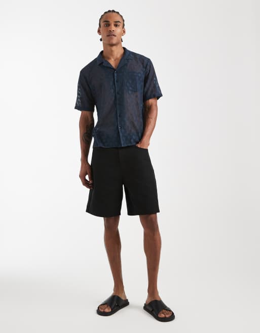 ASOS DESIGN – Mittellange Jorts in Schwarz, 3 von 5