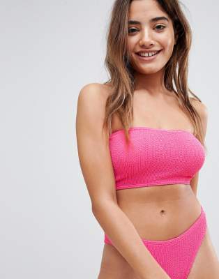 asos pink bikini