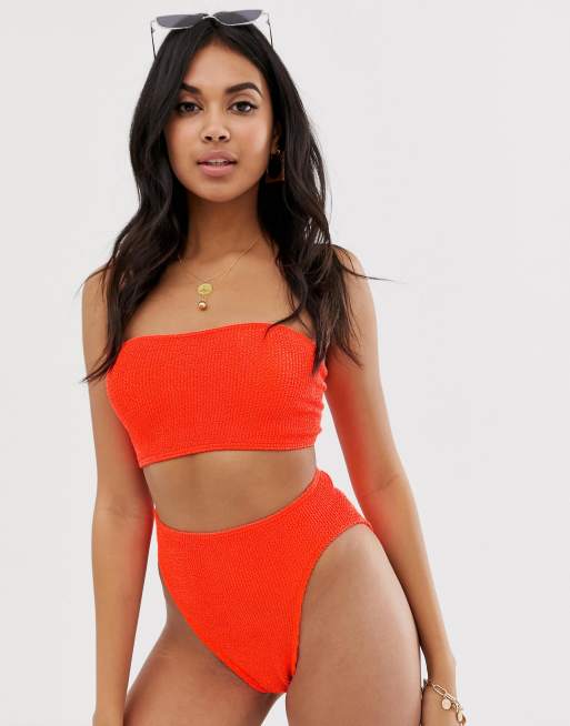 Asos store bikini orange