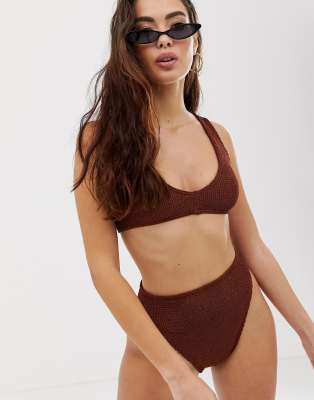 crinkle bikini asos