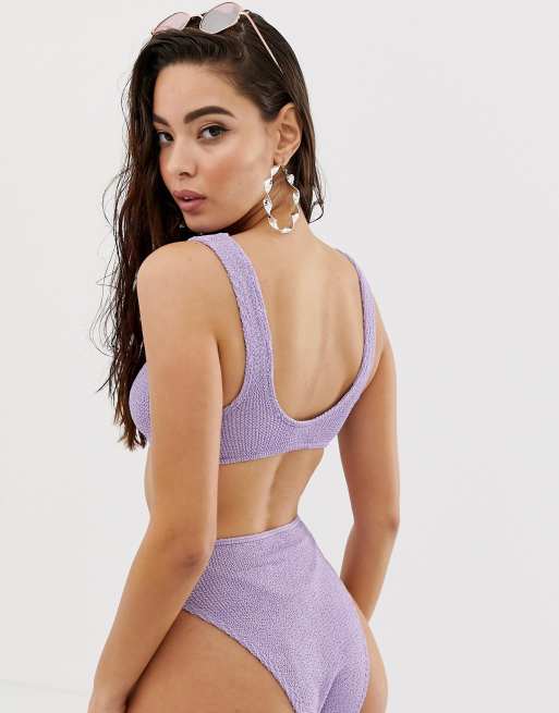 Asos lilac cheap bikini