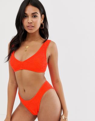 asos orange swimsuit