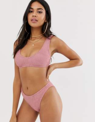 pink bikini asos